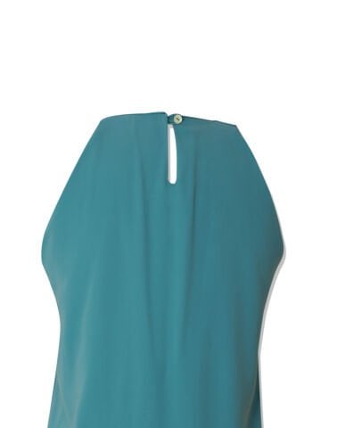 Halter Yaka Kısa Elbise - Mint
