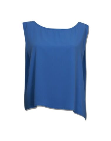 İndigo Asimetrik Bluz & Tek Düğmeli Slimfit Yelek & Yüksek Bel Kalem Etek | 3'lü Kombin