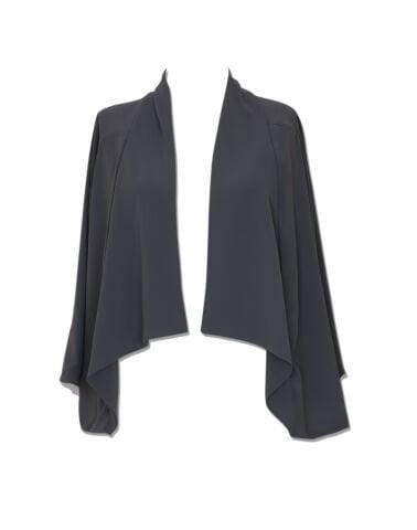 A Kesim Kısa Bağlamalı Elbise Mint & Şal Yaka İpekli Ceket | 2'li Kombin